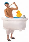 Adult Inflatable Man in Tub Costume