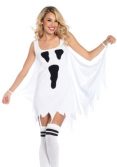 Adult Jersey Ghost Dress Costume
