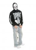 Adult Skeleton Sweatshirt Hoodie Costume