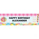Candy Shoppe Birthday Banner