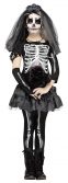 Dark Skeleton Bride Child Costume