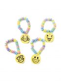 Emoticon Printed Candy Bracelets(12)