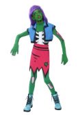 Girls Pop Art Zombie Costume