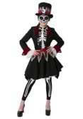 Girls Voodoo Skeleton Costume