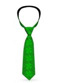 Green Saint Patrick's Day Clovers Necktie