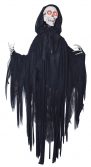 Head Dropping Black Grim Reaper Prop
