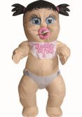 Inflatable Baby Girl Adult Costume