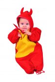 Lil Devil New Born Bunting Costume