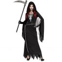 Midnight Skeleton Reaper Adult Womens Costume