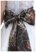 Mossy Oak Giant Bow Bridal Sash