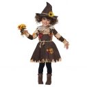 Pumpkin Patch Scarecrow Dress Toddler Costume