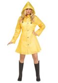 The Women's Yellow Raincoat Costume