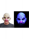 Uv White Glow Bald Carnival Creep Clown