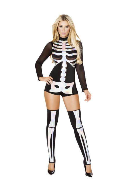 1pc Jackie Skeleton Costume