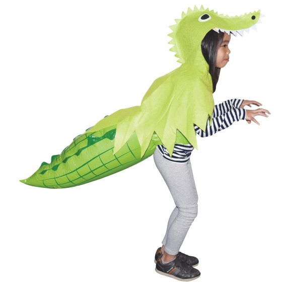Alligator Hoodie with Inflatable Tail