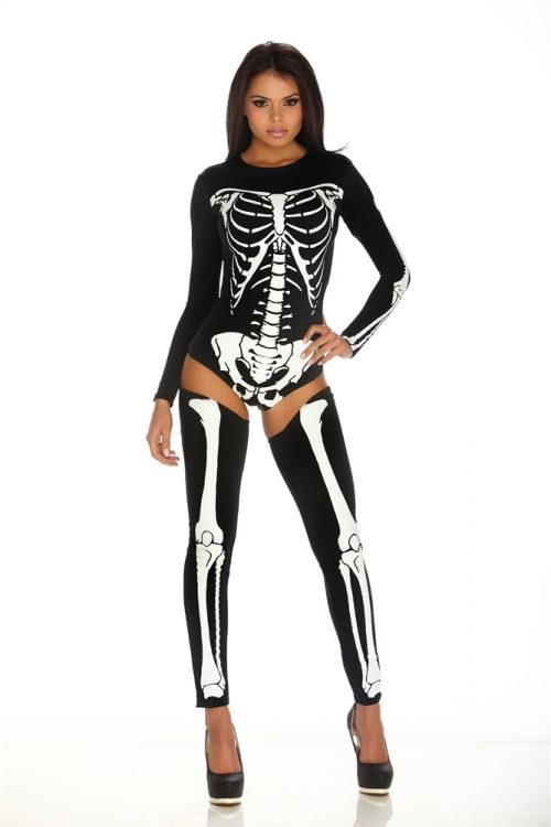 Bad to the Bone Skeleton Adult Womens Costume
