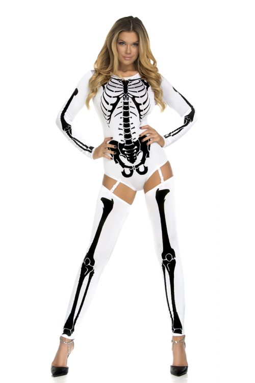 Bone-A-Fide Skeleton Adult Womens Costume