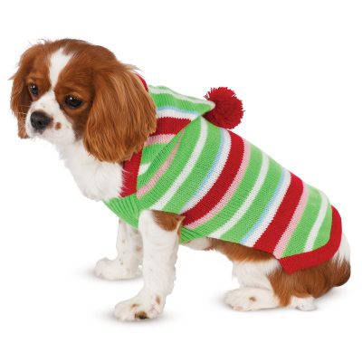 Candy Striped Sweater Pet Costume