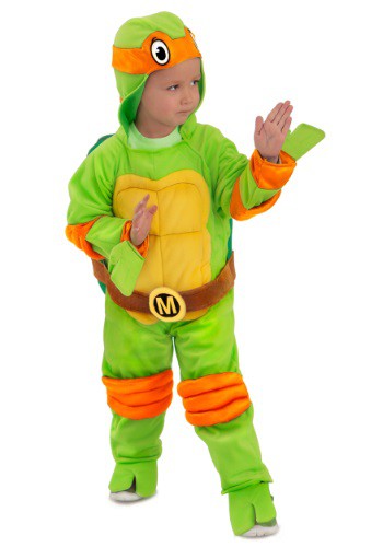 Child TMNT Michelangelo Deluxe Jumpsuit Costume