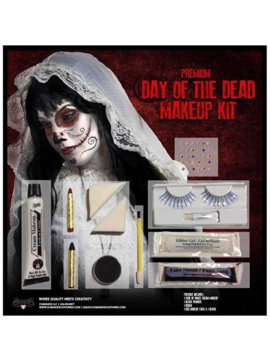 Day of the Dead Makeup Kit Costume Accessory,