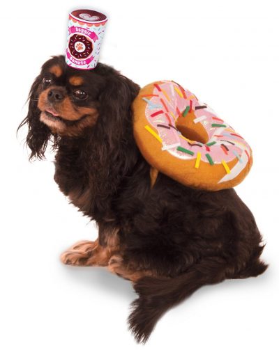 Donut and Coffee Pet Costume