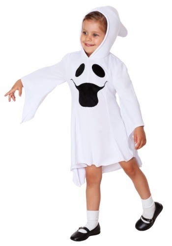 Girls Gorgeous Ghost Toddler Costume - Scary Halloween Costumes