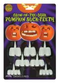 Glow in the Dark Pumpkin Buck Teeth