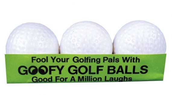 Goofy Golf Balls (3/Box)