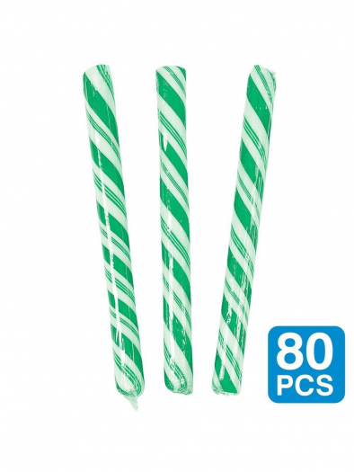 Green Apple 5 Candy Sticks (80 Pack)