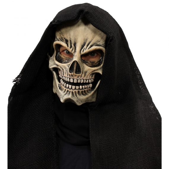 Grim Skull Overhead Moving Mouth Mask