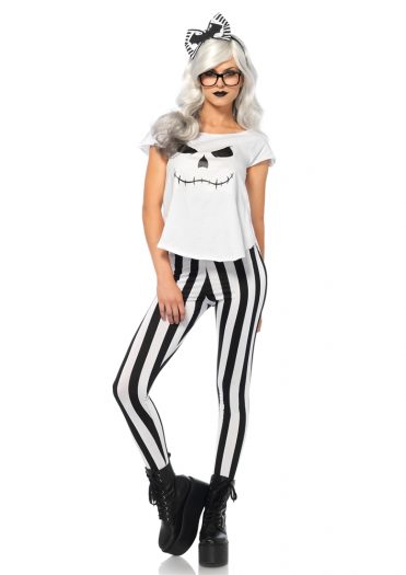 Hipster Skeleton Adult Womens Costume