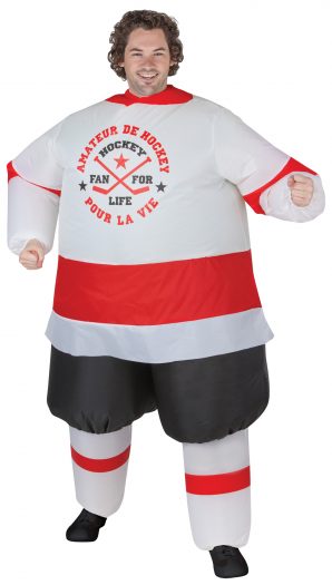 Inflatable Hockey Player Adult Costume