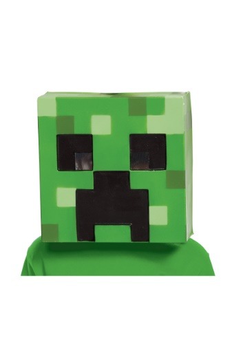 Kids Minecraft Creeper Vacuform Mask