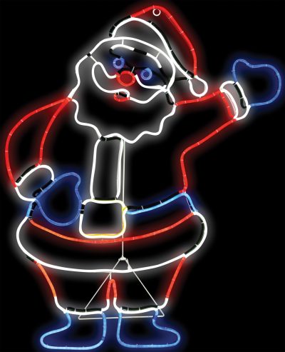 Light Glo Santa