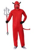 Men's Plus Size Devil Jumpsuit Costume