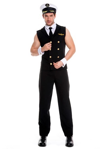 Men's Sexy Airline Pilot Costume