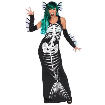 Mermaid Skeleton Siren Adult Womens Costume