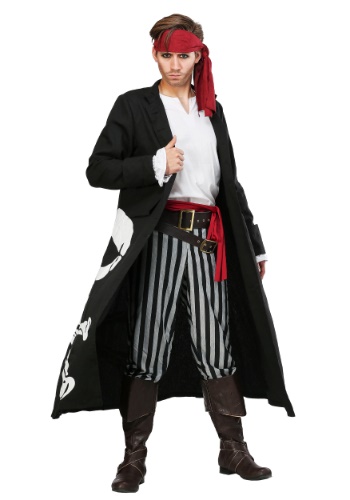 Pirate Flag Captain Mens Costume