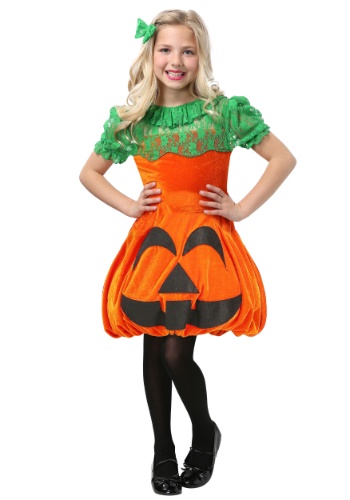 Pretty Pumpkin Girls Costume