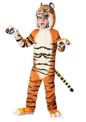 Realistic Tiger Child's Costume
