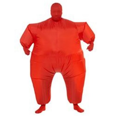Red Inflatable Jumpsuit Adult Unisex Costume