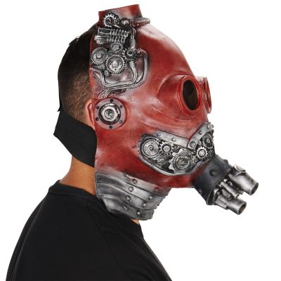 Red Steampunk Adult Mask