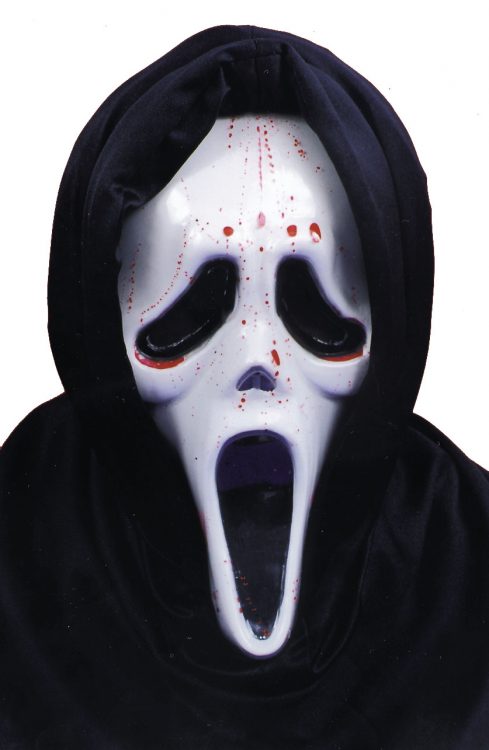 Scream Mask With Blood & Pump