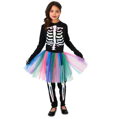 Skeleton Tutu Child Costume