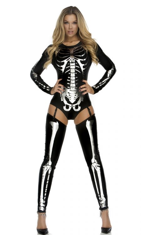 Snazzy Sexy Skeleton Adult Womens Costume