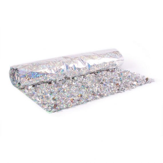 Specialty Holographic Metallic Floral Sheeting