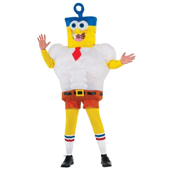 Spongebob Movie Inflatable Spongebob Adult Mens Costume