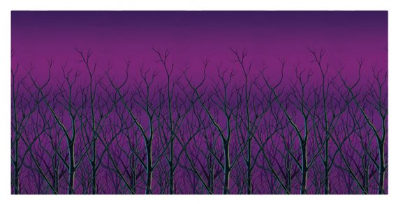 Spooky Forest Treetops Backdro
