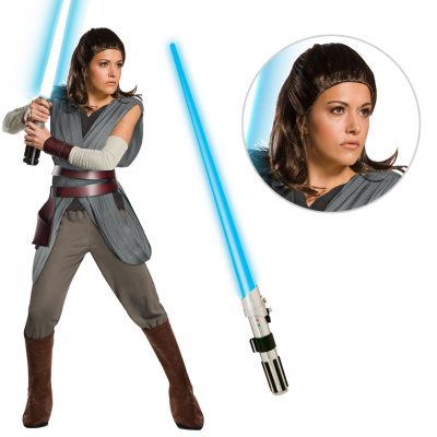 Star Wars Ep VIII: The Last Jedi Women's Super DLX Rey Costume