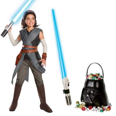 Star Wars VIII: The Last Jedi Super Deluxe Girl's Rey Costume